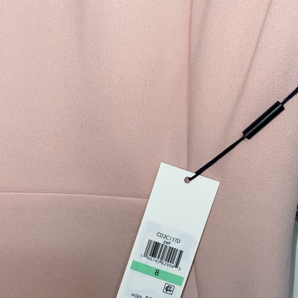 NWT Calvin Klein Tulip sleeve dress pink - Picture 5 of 6